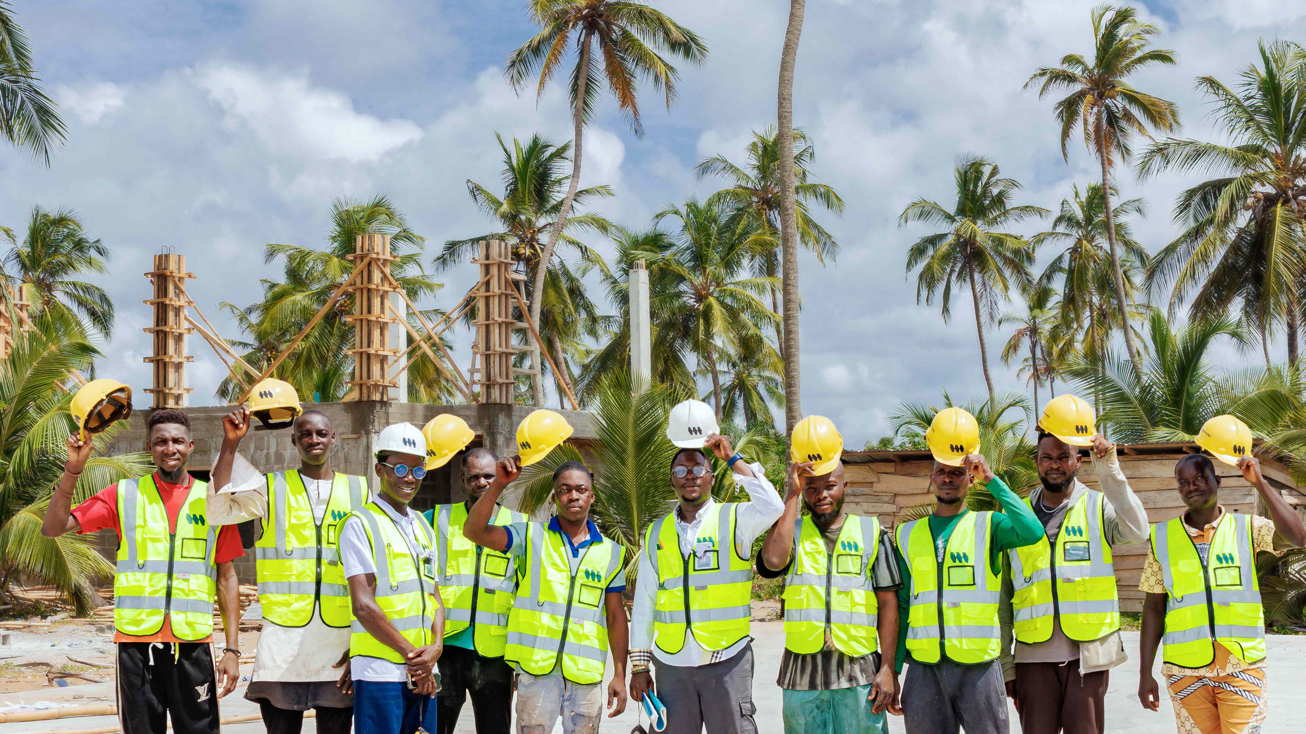 D'Nesta Masta construction field team array